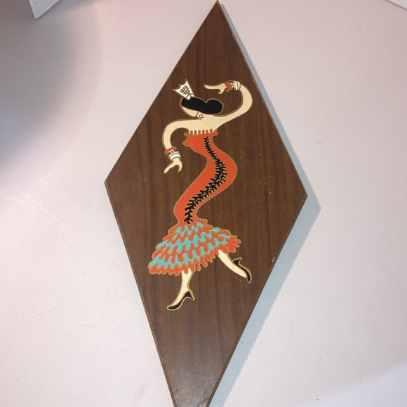 Vintage MCM Turner hand painted wall accessories 1974 - Picture 3 of 13